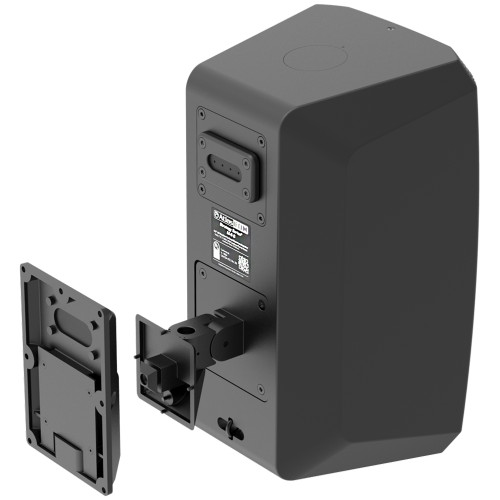 AtlasIED AS-UL 6" and 8" AS and FS Series Large Universal Surface Mount Bracket - Black