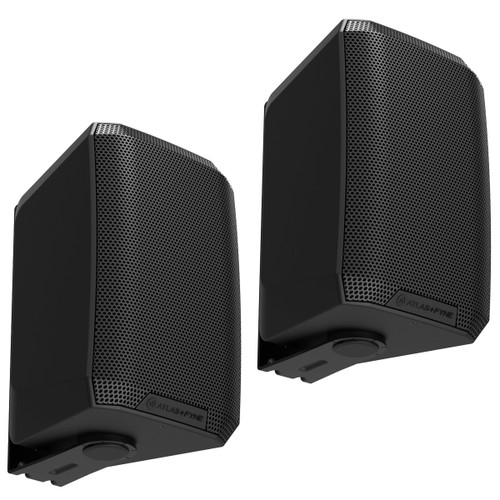 AtlasIED FS-4T FS Series 4" Premium Surface Mount Speaker 30W 70/100V/8-Ohm - Black Pair