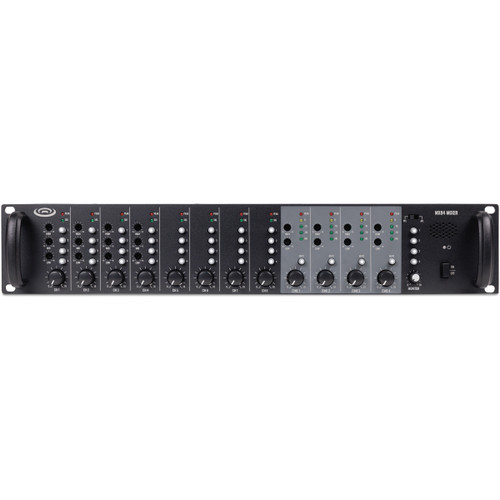 Pure Resonance Audio MX84 multi-zone 8-channel rack mount commercial audio mixer