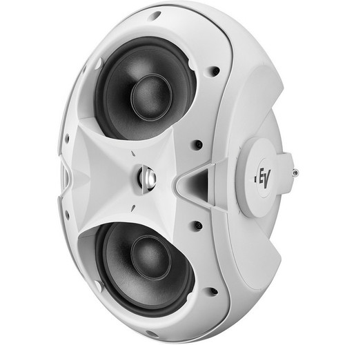 Electro-Voice EVID 4.2TW Dual 4" 2-Way Full-Range 400W 70V/100V Surface Mount Loudspeakers - White Pair