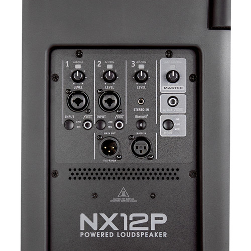 Yorkville NX12P 12" 2-Way 1450W Powered Full-Range Loudspeaker with Bluetooth