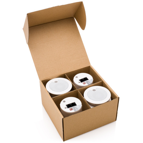 Cambridge Qt Active Emitter Sound Masking Speakers (4 Pack) - White (C-Stock)