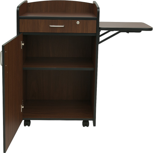 JY Sound SN3230 Non-Sound Multimedia Computer Lectern - Walnut