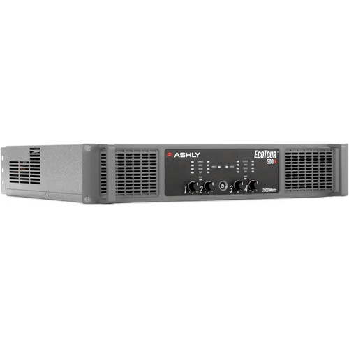 Ashly Audio EcoTour 500.4 4-Channel 2000W Ultra-High Efficiency Touring Power Amplifier
