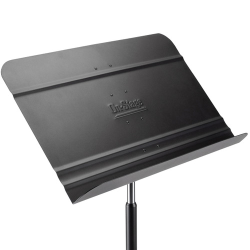 On-Stage Stands SM7712B Orchestra Music Stand, Steel Tripod Base and Large Aluminum Bookplate