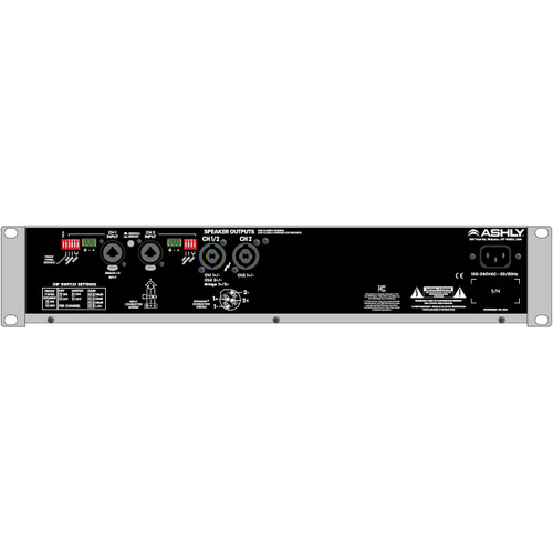 Ashly Audio EcoTour 500.2 2-Channel 1000W Ultra-High Efficiency Touring Power Amplifier