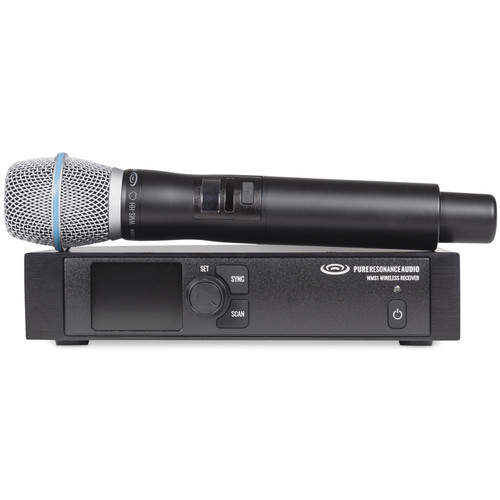 Portable School Sound System with 2 A115 15" Powered PA Speakers, WMS1-HH Wireless Handheld Mic, BTR1 Bluetooth Receiver and Speaker Stands