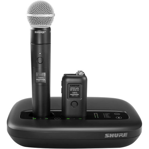 Shure MXW1X Hybrid Bodypack Transmitter with Integrated Omnidirectional Microphone 