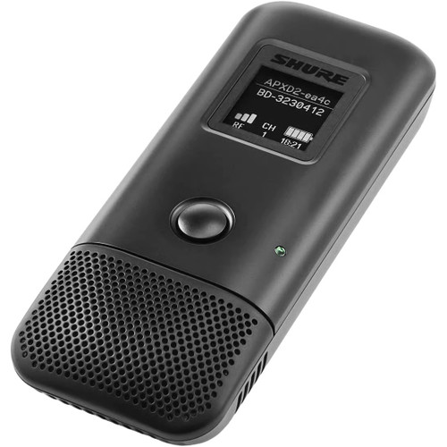 Shure MXW6X/O Omnidirectional Wireless Boundary Microphone Transmitter - Black