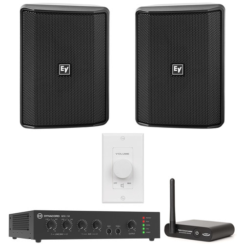 Cafe Audio System with Electro-Voice Surface Mount Speakers