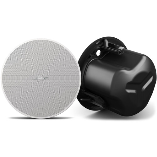 Multi-Zone Restaurant Sound System with 12 Bose Professional DesignMax Ceiling Speakers, 2 Landscape Speakers, Powered Zone Processor, Wall Control Panel, Remote XLR Input, Volume Controls, and WiFi Streaming