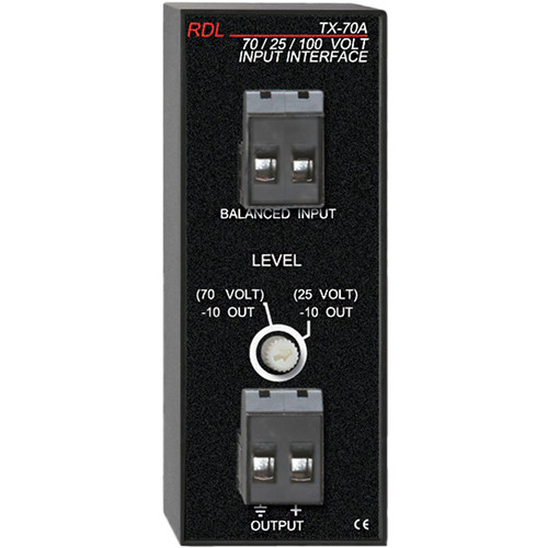 RDL TX-70A Speaker Level Input Interface (Open Box)