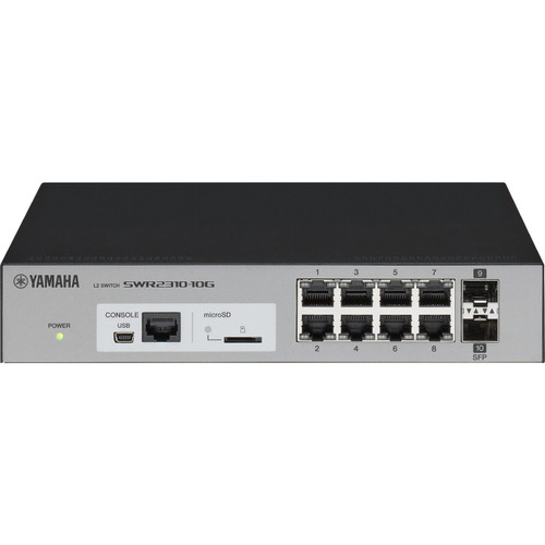 Yamaha SWR2310-10G 10-Port Intelligent L2 Network Switch