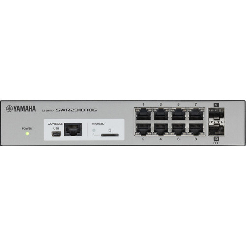 Yamaha SWR2310-10G Intelligent L2 Network Switch - 10 Ports