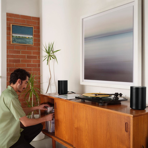 Sonos Era 100 Wireless Speaker with Wi-Fi - Black (Open Box)