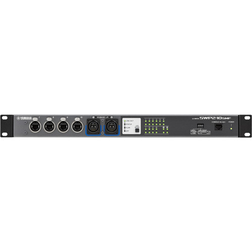 Yamaha SWP2-10SMF 10-Port EtherCON L2 Network Switch with 10G Uplink and Single-Mode Fiber Port