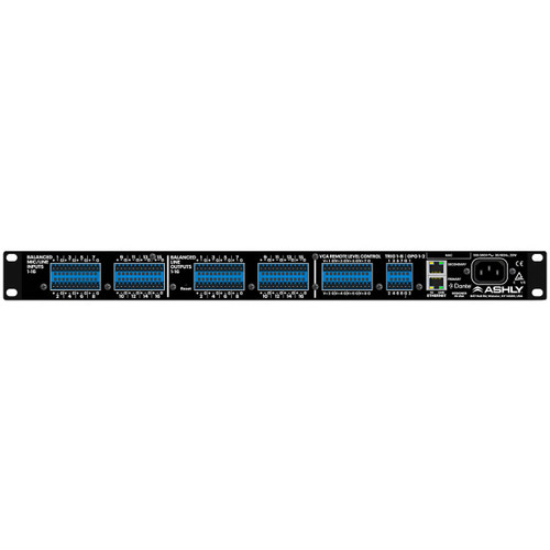 Ashly Audio AQZ32 16x16 AquaControl Digital Zone Matrix Processor with Dante