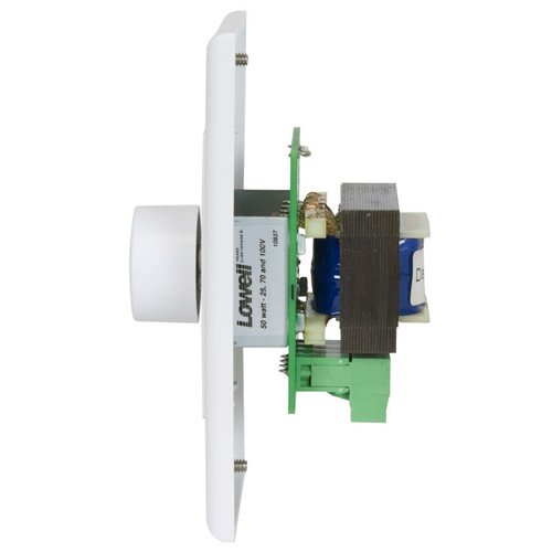 Lowell 50LVC-DW 50W 70V Decora Volume Control - White