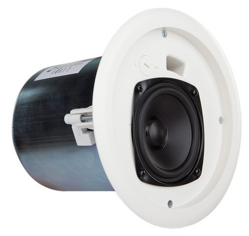 QSC AC-C4T 4" 2-Way In-Ceiling Loudspeaker 70V/100V Transformer with 8-Ohm Bypass - Pair