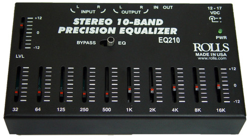 Rolls EQ210 10-Band Graphic Equalizer (Discontinued)