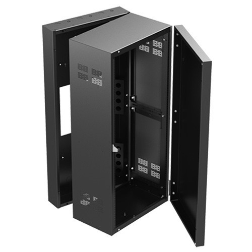 AtlasIED 324-12 24RU Wide Opening Wall Cabinet