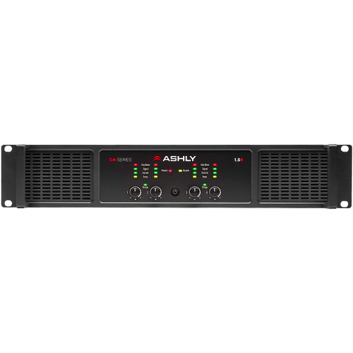 Ashly Audio CA-1.54 4-Channel 4 x 1500W and 4 Ohm Power Amplifier 
