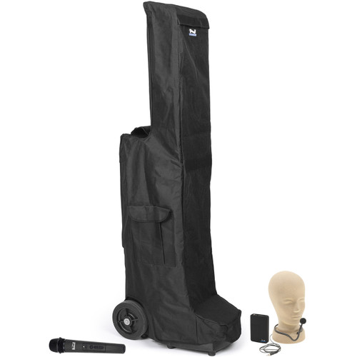 Portable PA System Outdoor Battery Powered Rechargeable Anchor Audio Bigfoot with Mesh Front Weatherproof Cover 126 dB 300 Watts with Bluetooth