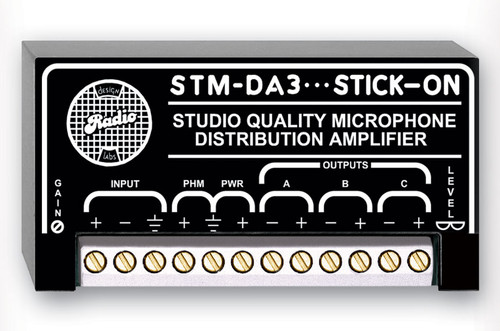 RDL STM-DA3 Microphone Level Distribution Amplifier