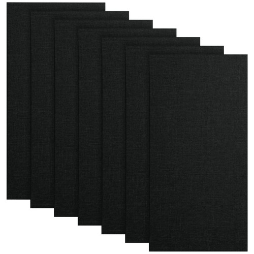 Primacoustic Broadway 24" x 48" x 2" Acoustic Panels, Square Edge - Black (6-Pack)