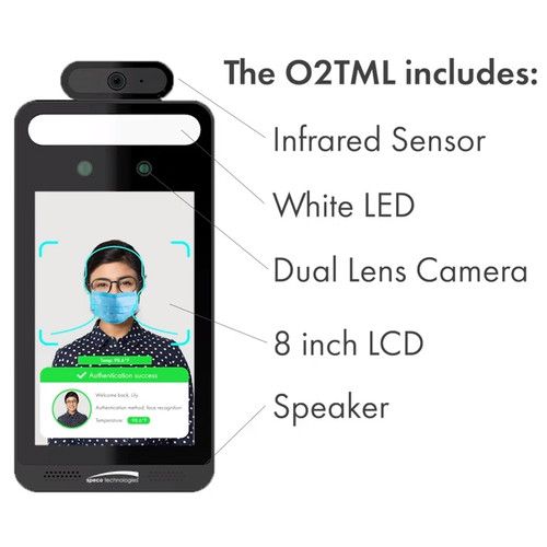 Speco Technologies O2TML Thermal Screening and Face Recognition Kiosk Terminal