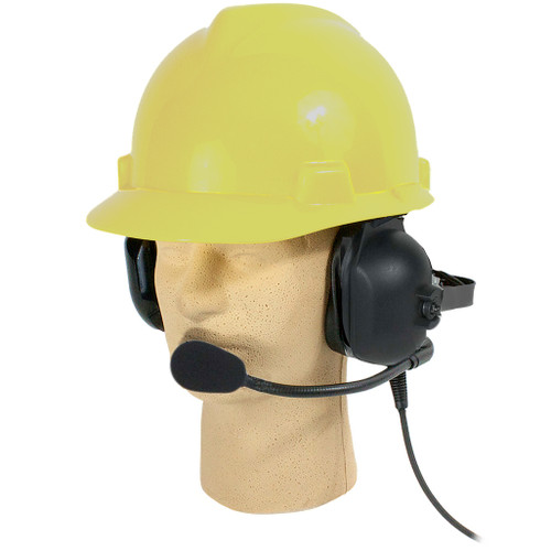 Williams AV MIC 188 Dual-Muff Hard-Hat Headset Microphone for DLT 400 Transceiver