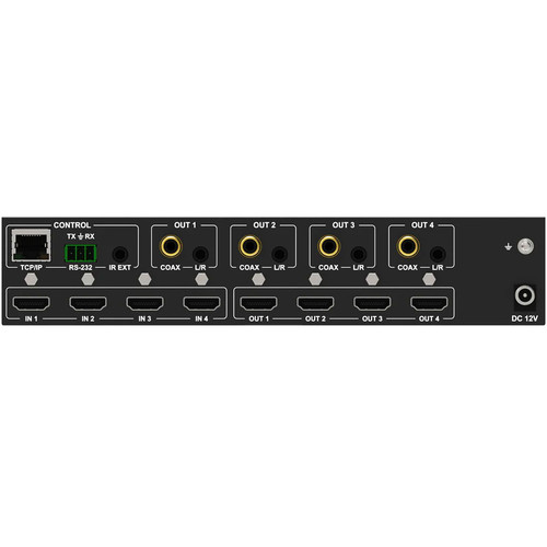 DVDO Matrix-44 4K 4x4 HDMI Matrix Switcher with Audio Outputs and HDR