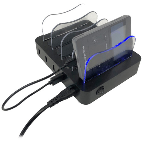 Williams AV CHG 404 4-Slot Charging Bay for WaveCAST WF-R2 Receivers and Digi-Wave DLT 400 and DLR 400 RCH