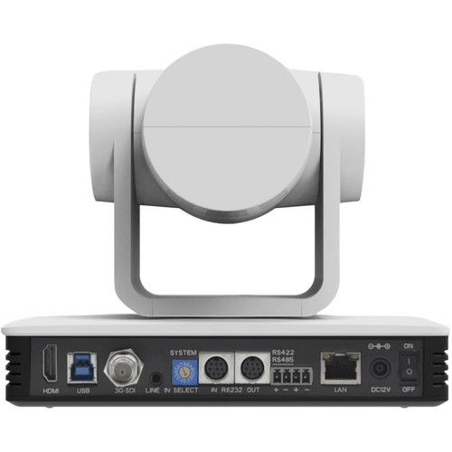 DVDO C4-1-W Full HD 20x PTZ Camera with HDMI/IP/3G-SDI/USB and AI Auto Tracking - White
