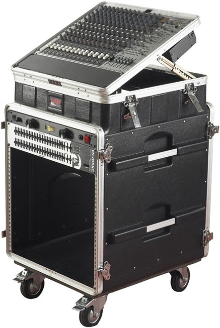 Gator GRC-10x12 PU 12U Side Pop-up Console Audio Rack