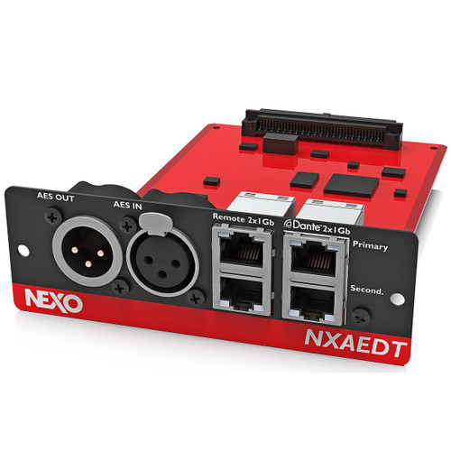 NEXO NXAEDT Digital Inputs Extension Card for NXAMPmk2 Powered Controllers