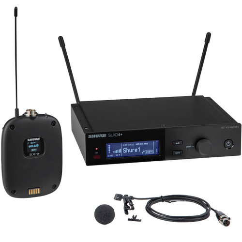 Shure SLXD14+/93 Digital Wireless Omnidirectional Lavalier Microphone System