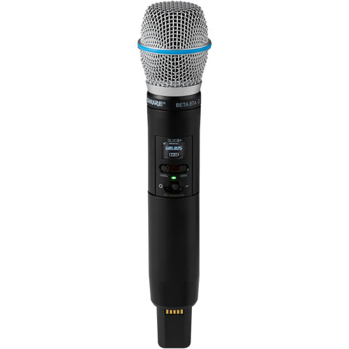 Shure SLXD24+/B87A Digital Wireless Handheld System with Beta 87A Supercardioid Condenser Microphone