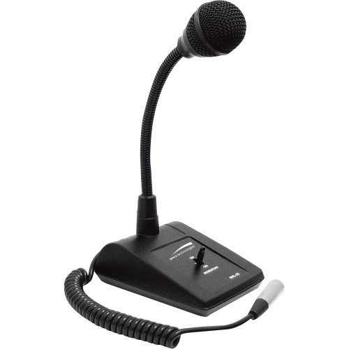 Speco Technologies MHL5S Adjustable 6" Gooseneck Tabletop Microphone (Open Box)