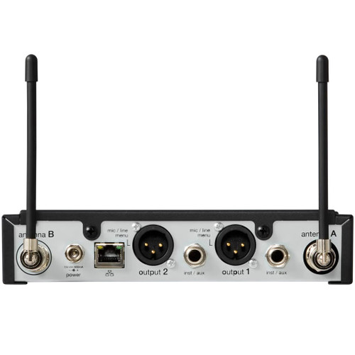 Shure SLXD24D+/N8C Dual Wireless System with Nexadyne 8/C Handheld Transmitters