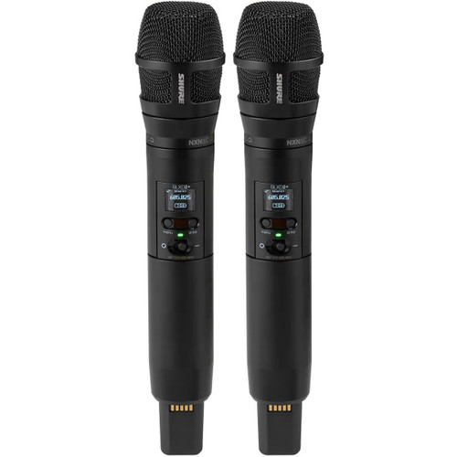 Shure SLXD24D+/N8C Dual Wireless System with Nexadyne 8/C Handheld Transmitters
