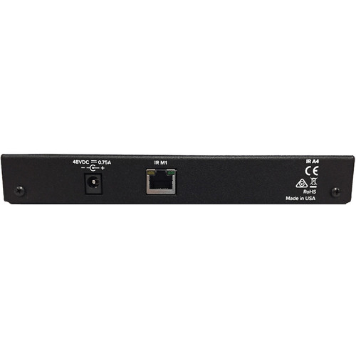 Williams AV IR SY23 D IR+ Large-Area Infrared Assistive Listening System with Dante, IR M1 D Modulator, 2 IR E4 Emitters, A4 Array, and 5 Receivers
