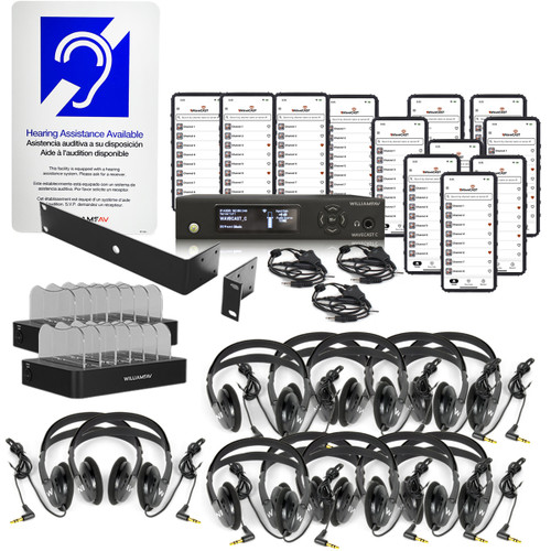 Williams AV WF SYS3C WaveCAST Wi-Fi Assistive Listening System