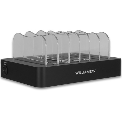 Williams AV WF SYS3C WaveCAST Wi-Fi Assistive Listening System with 12 WAV Pro Wi-Fi Receivers, WF T5C Transmitter and 12 Headphones