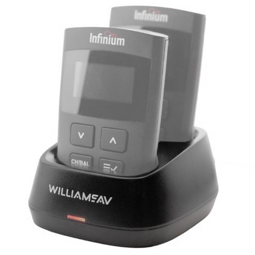 Williams AV CHG 003 Infinium 2-Bay Drop-In Charger for Auracast Receivers