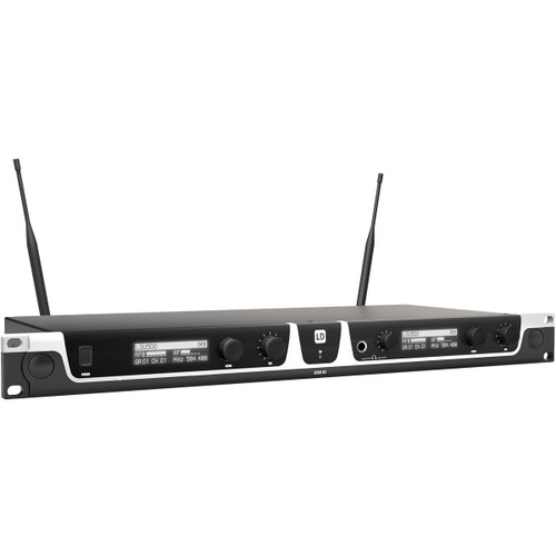 LD Systems U505 BPH 2 Dual Wireless Microphone System with 2 Bodypacks and 2 Headsets (584 - 608 MHz) (Discontinued)