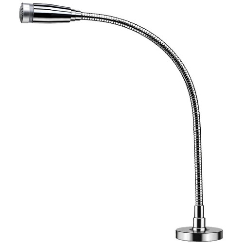 Astatic 119L-19 19" Cardioid Dynamic Gooseneck Paging Microphone - Chrome