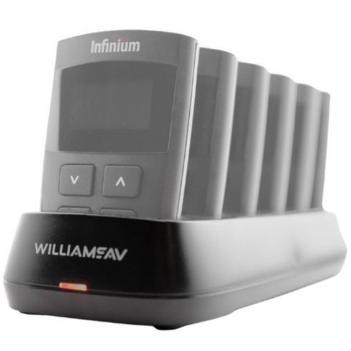 Williams AV CHG 004 Infinium 6-Bay Drop-In Charger for Auracast Receivers