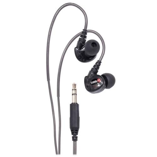 Galaxy Audio AS-4100 Single Channel UHF Wireless In-Ear Monitor System with Transmitter, Receiver, and EB5 Earbuds