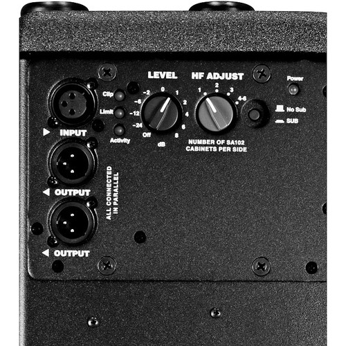 Yorkville SA102 Synergy Array Series 10" 2400W Full-Range Powered Loudspeaker